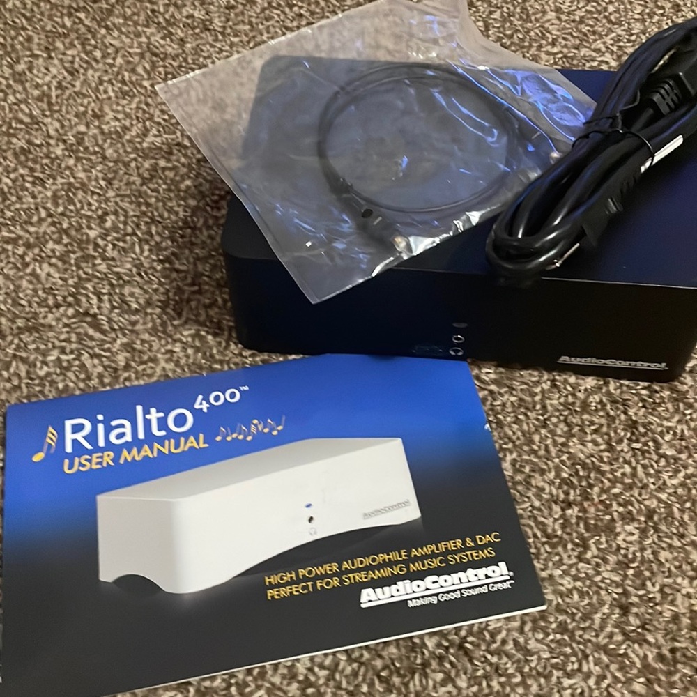 Rialto 400 - a high power audiophile amplifier & DAC